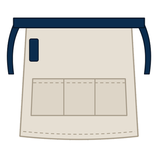 Stone canvas utility apron